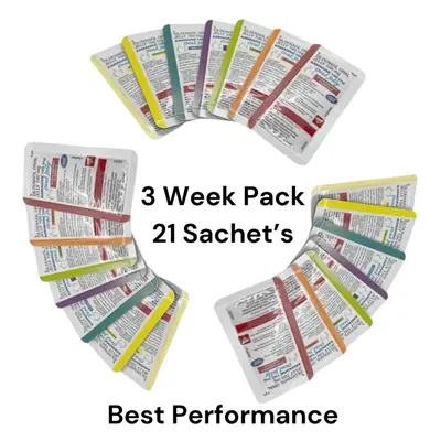 3 Week Pack Oral Jelly 100mg (7 Assorted Flavours) Sachet's |Royal Jelly For Him Best Performanc