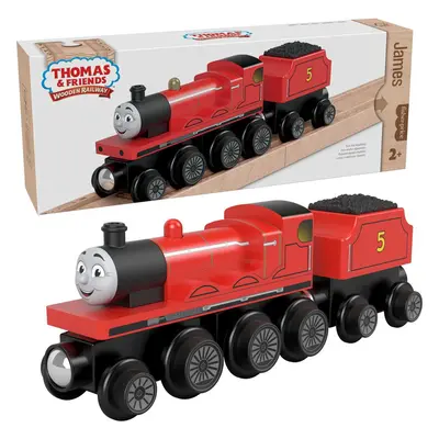 Thomas & Friends Wooden Railway Toy Train James Push-Along Wood Engine