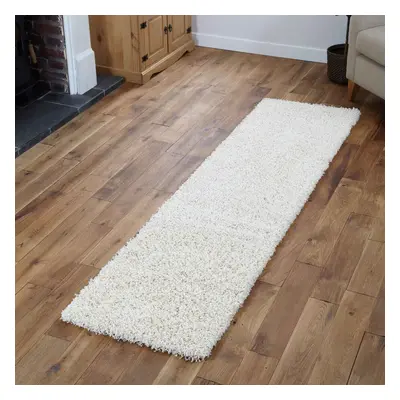 (60x230cm) THICK LARGE CREAM SHAGGY RUGS LIVING ROOM HALLWAY RUNNER