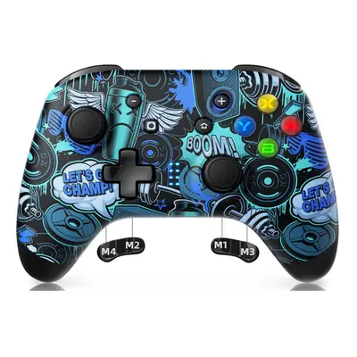 (Bleu comics) EasySMX Wireless Gamepad Controller for Nintendo Switch Pro Switch, Joystick Joypa