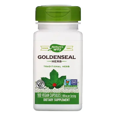 Nature's Way, Goldenseal Herb, mg, Vegan Capsules