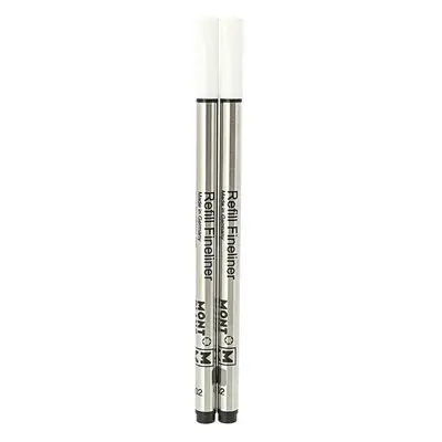 Fineliner Refills (M) Mystery Black â Refill Cartridge with a Medium Tip for Montblanc Finelin