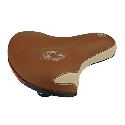 fischer Bicycle Saddle with Elastomers, Cappuchino