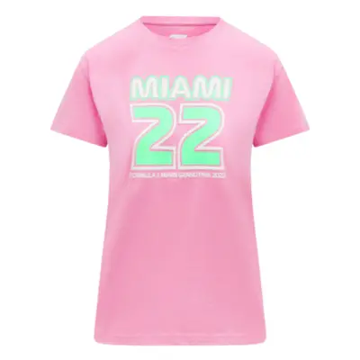 (S) Ferrari Fanwear Miami T-Shirt (Pink)