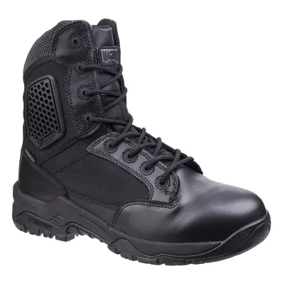 (Black, (Adults')) Magnum Strike Force 8.0 WP Side-Zip Leather Black Safety Boots