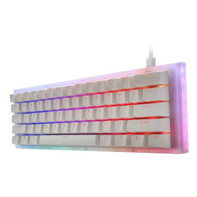 (Yellow Switch) Mechanical Gaming Keyboard Keys Hot Swappable Type-C 3.1 Wired USB ABS Two-color