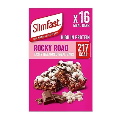 Tasty Balanced Meal Bar, Vitamins and Minerals, High in Protein, Rocky Road Flavour, x g Multipa