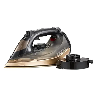 (Black and Gold) Cordless steam iron