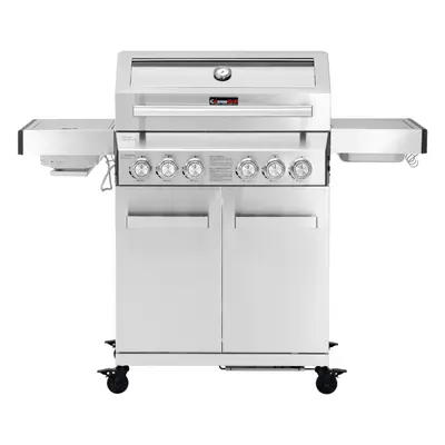 (Without Cover) CosmoGrill Burner Stainless Yamara 4+2 Gas BBQ