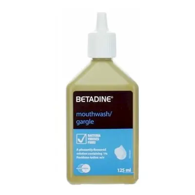 BETADINE Refreshing Antibacterial Mouthwash Clean and Fresh Breath with Powerful Antibacterial P