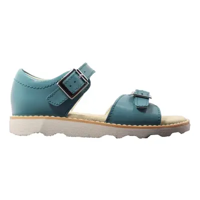 Crown Bloom Infant | Teal Leather | Girls Closed Back Sandals