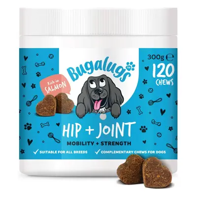 Bugalugs Hip & Joint Supplements for dogs with Green Lipped Mussel for dogs, Salmon Oil for dogs