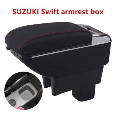 (black) For Suzuki Swift Armrest Box For Suzuki Swift Car Armrest Car Accessories Interior Detai