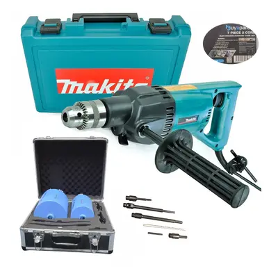 Makita Diamond Core Drill Rotary Percussion 240V Electricians 7PC Core Set