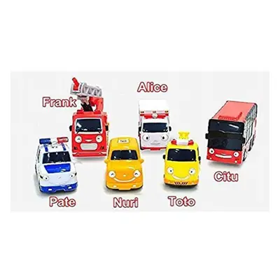 Tayo Origin Korea Model - The Little Bus Tayo Friends Set 6pcs -(cito Nuri Toto Frank Pat Alice)