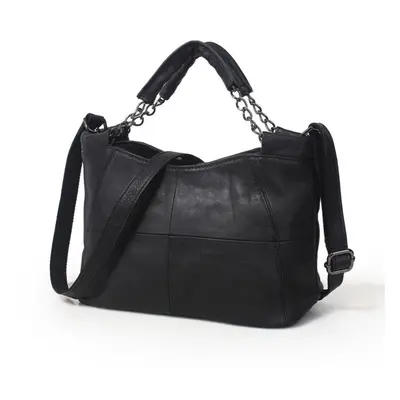 (black) Genuine Leather Handbags For Women Crossbody Shoulder Bags Ladies Messenger Bag Fashion 