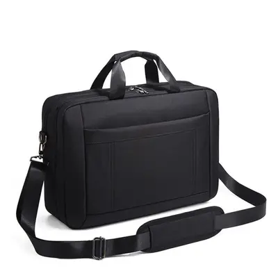 (black, One Size) Laptop Bag Business Simple Shoulder Crossbody Handbag Briefcase For Men