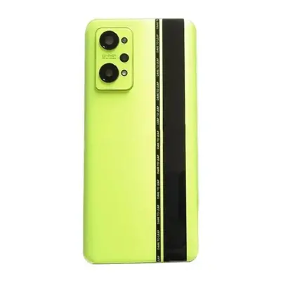 (Green with lens) Back Glass Cover For Realme Gt Neo 2, Battery Cover, Glass Panel, Rear Door Ho