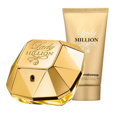 Paco Rabanne Lady Million Geschenkset 50ml EDP + 75ml Body Lotion