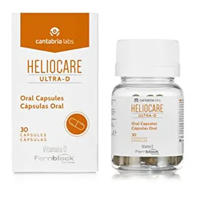 Heliocare Ultra-D Capsules (30 Capsules) Vitamin D Supplements | Extra Protective Skin Care Boos