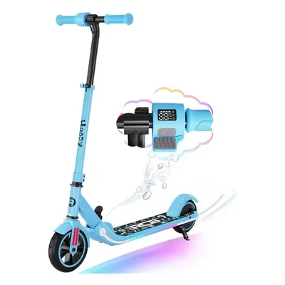 (Blue) RCB Foldable Electric Scooter for Kids Gifts Toys