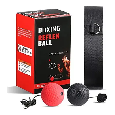 OOTO Upgraded Boxing Reflex Ball, Boxing Training Ball, Mma Speed Training Suitable for Adult/Ki