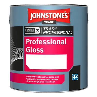 Johnstones Trade Professional Gloss Paint 1l Black