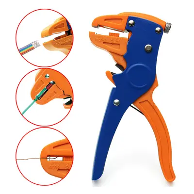 2 in 0.25~6mm Automatic Cable Wire Stripper Cutter Pliers Crimper Crimping Tool