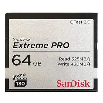 Sandisk Extreme PRO CFast 2.0 (64GB, SDCFSP-064G-G46D)