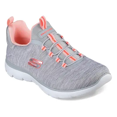 Skechers Women's Summits Sneaker Grey/Coral=gycl 7.5 Wide