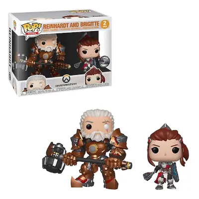 SDCC Exclusive Blizzard Pop Overwatch: Reinhardt and Brigitte Pack