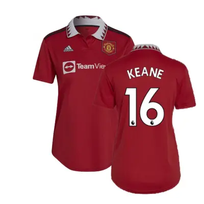 (XS) Man Utd Home Shirt (Ladies) (KEANE 16)