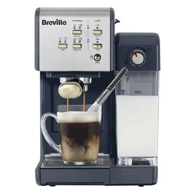 Breville One-Touch CoffeeHouse VCF145 Espresso Coffee Machine - Navy Blue / Gold