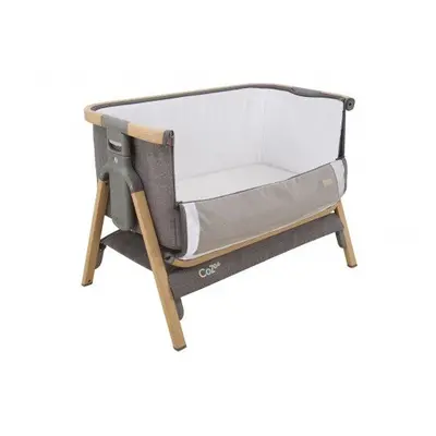 Tutti Bambini CoZee Bedside Crib - Oak and Charcoal