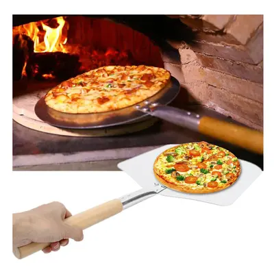 Aluminium Pizza Spatula Peel Shovel Cake Lifter Plate Holder BBQ Grill Oven Stove Baking Tool