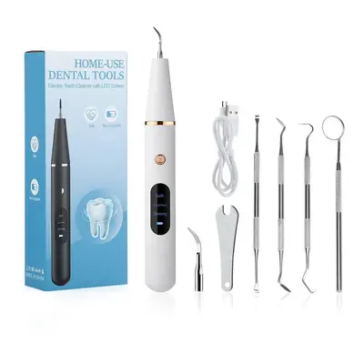 (Ultrasonic set) Ultrasonic Dental Scaler Electric Visual Teeth Cleaner Tooth Whitening