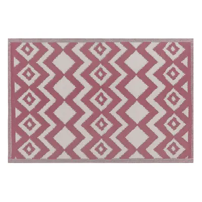 Outdoor Area Rug x cm Pink DEWAS