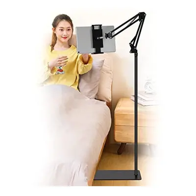 SAMHOUSING Tablet Floor Stand, Adjustable Universal 360-degree Rotatable Metal Tablet Holder, Ph