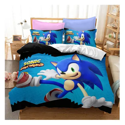 (Style 26, King) Sonic Bedding Single Double Duvet Cover Cartoon