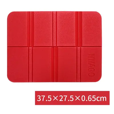 (Red) Foldable Folding Outdoor Camping Mat XPE Waterproof Seat Foam Pad Chair Picnic Moisture-pr