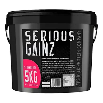 The Bulk Protein Company, SERIOUS GAINZ - Whey Protein Powder - Weight Gain, Mass Gainer - 30g P