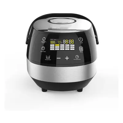 (5 liters, Chrome) CleverChef Intelligent Digital Multicooker Energy Efficient - 14-in-1 Cooker 