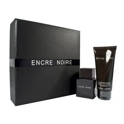 Lalique Encre Noir Pcs Set: 3.4 Edt Sp + 3.4 Shower Gel