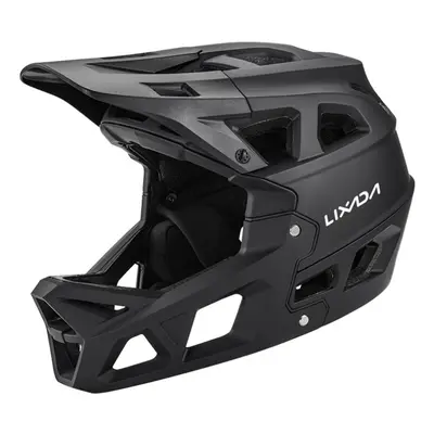 (black) Full Face Mountain Bike Helmet Adult Racing Downhill Mtb Helmet For Mountain Bike