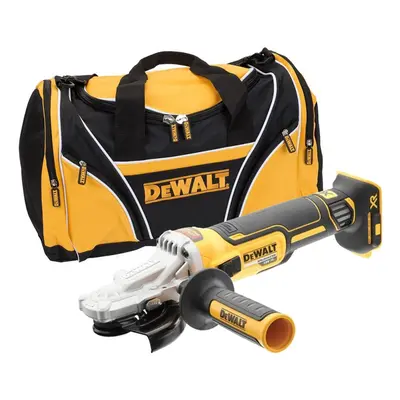 Dewalt DCG405FN 18v XR Brushless Cordless 125mm Flathead Angle Grinder + ToolBag