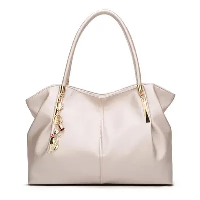 (white, 39cm*15cm*25cm) Scione Female Bag Fashion Handbag Accessory Bag Bag Champagne Color Fema