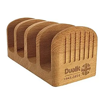 Dualit Toast Rack | FSC Certified Beech | Wood Four Slice Toast Rack - Slice Capacity Toast Hold