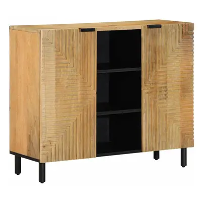 vidaXL Sideboard Brown 90x33x75 cm Solid Wood Mango cabinet cupboard highboard