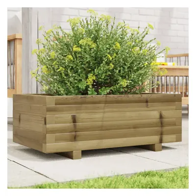 vidaXL Garden Planter Outdoor Flower Pot Planter Pot Impregnated Wood Pine