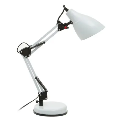 Premier Housewares Finley White Desk Lamp